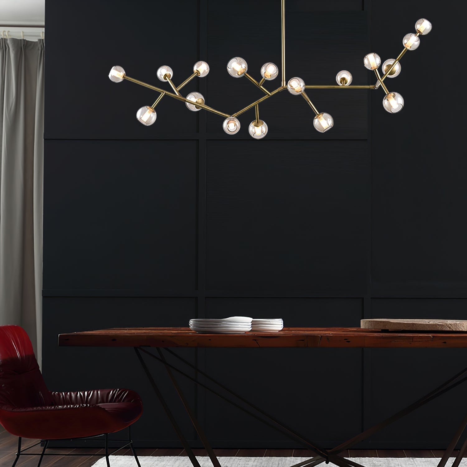 Colton Luxury Metal Chandelier - Lamp Outdoor