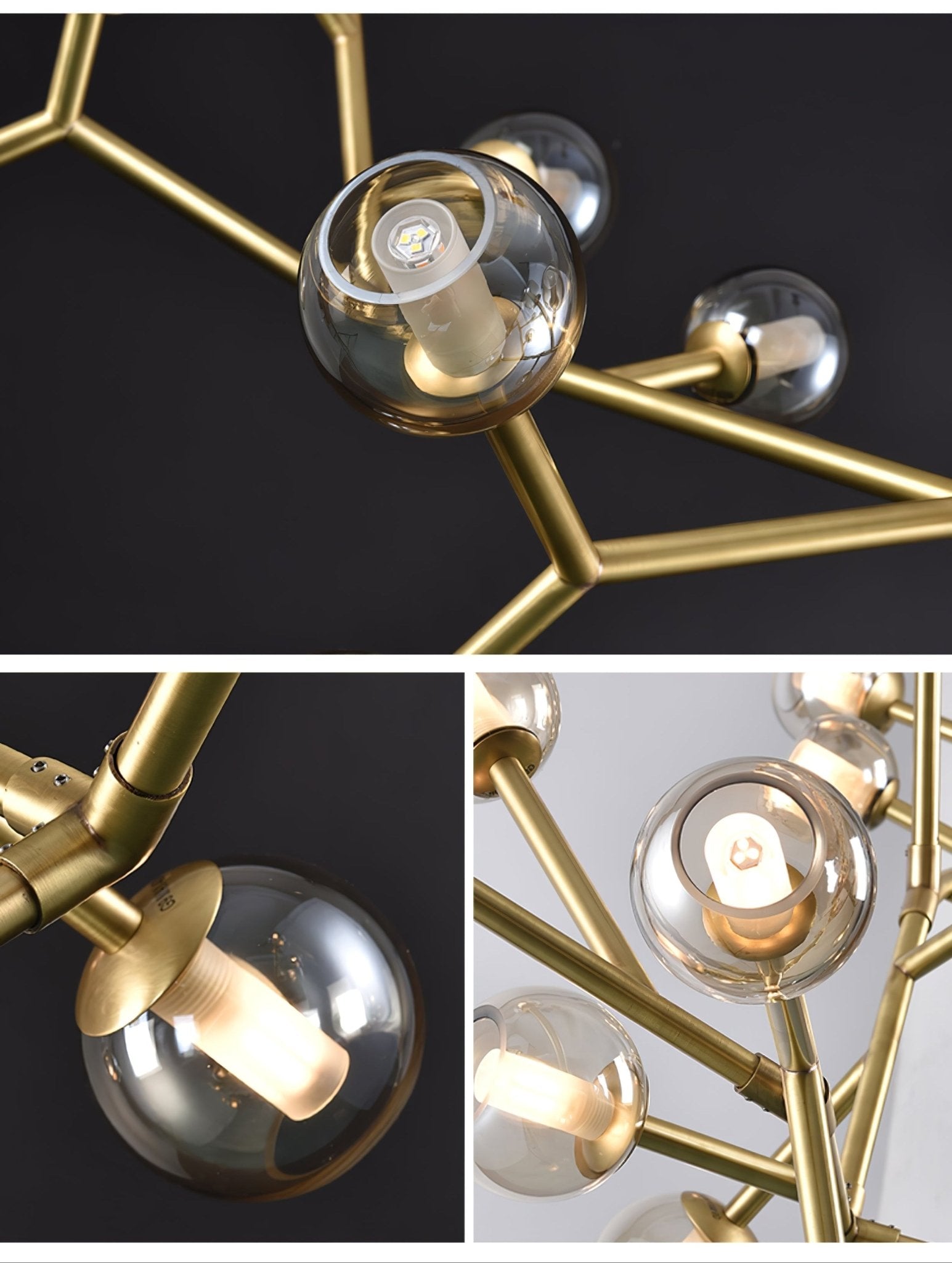 Colton Luxury Metal Chandelier - Lamp Outdoor