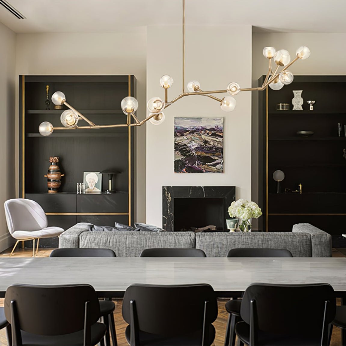 Colton Luxury Metal Chandelier - Lamp Outdoor