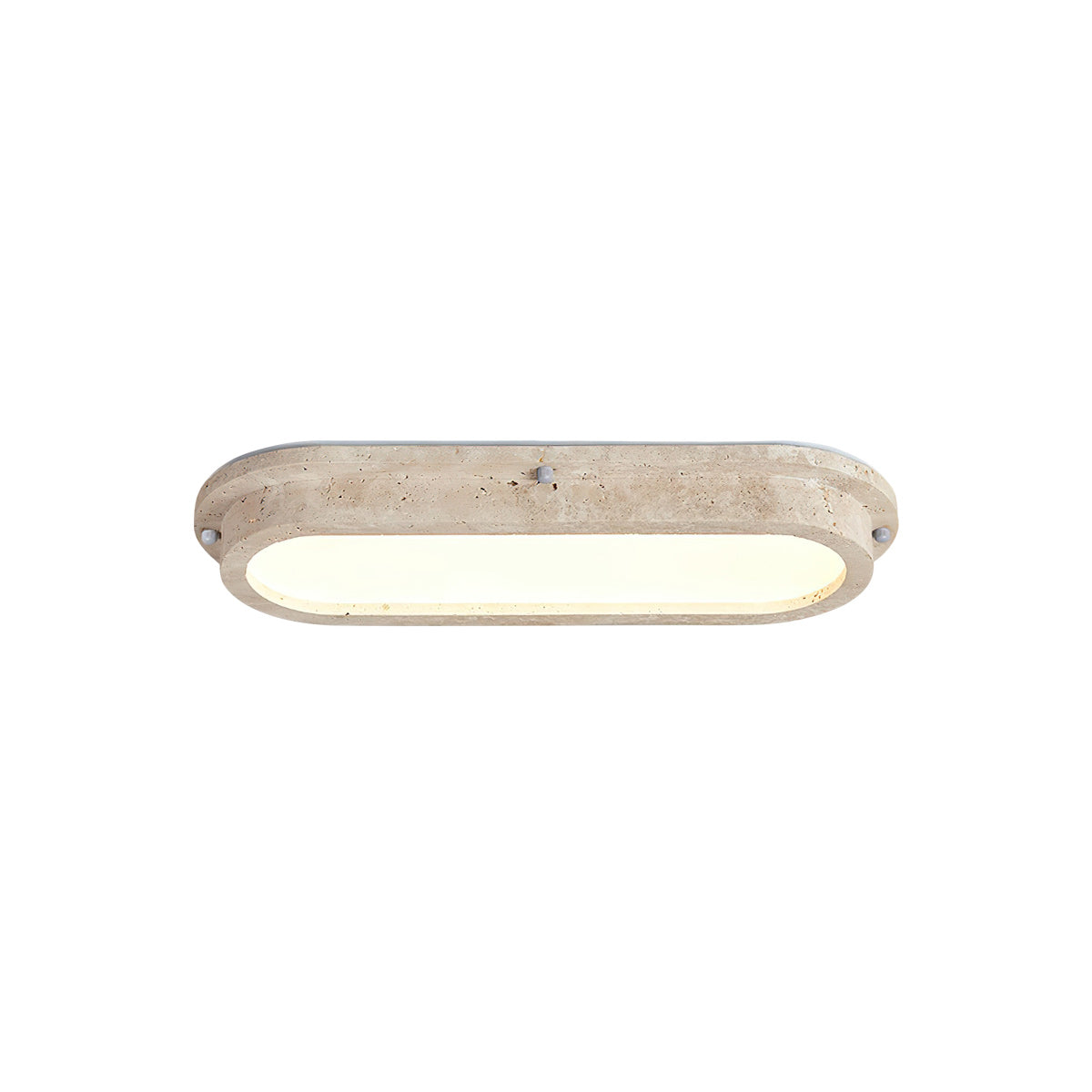 Lunaro Wabi-Sabi Travertine Ceiling Light