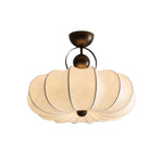 Yunshui Petal Fabric Bronze Pendant Light - Lamp Outdoor