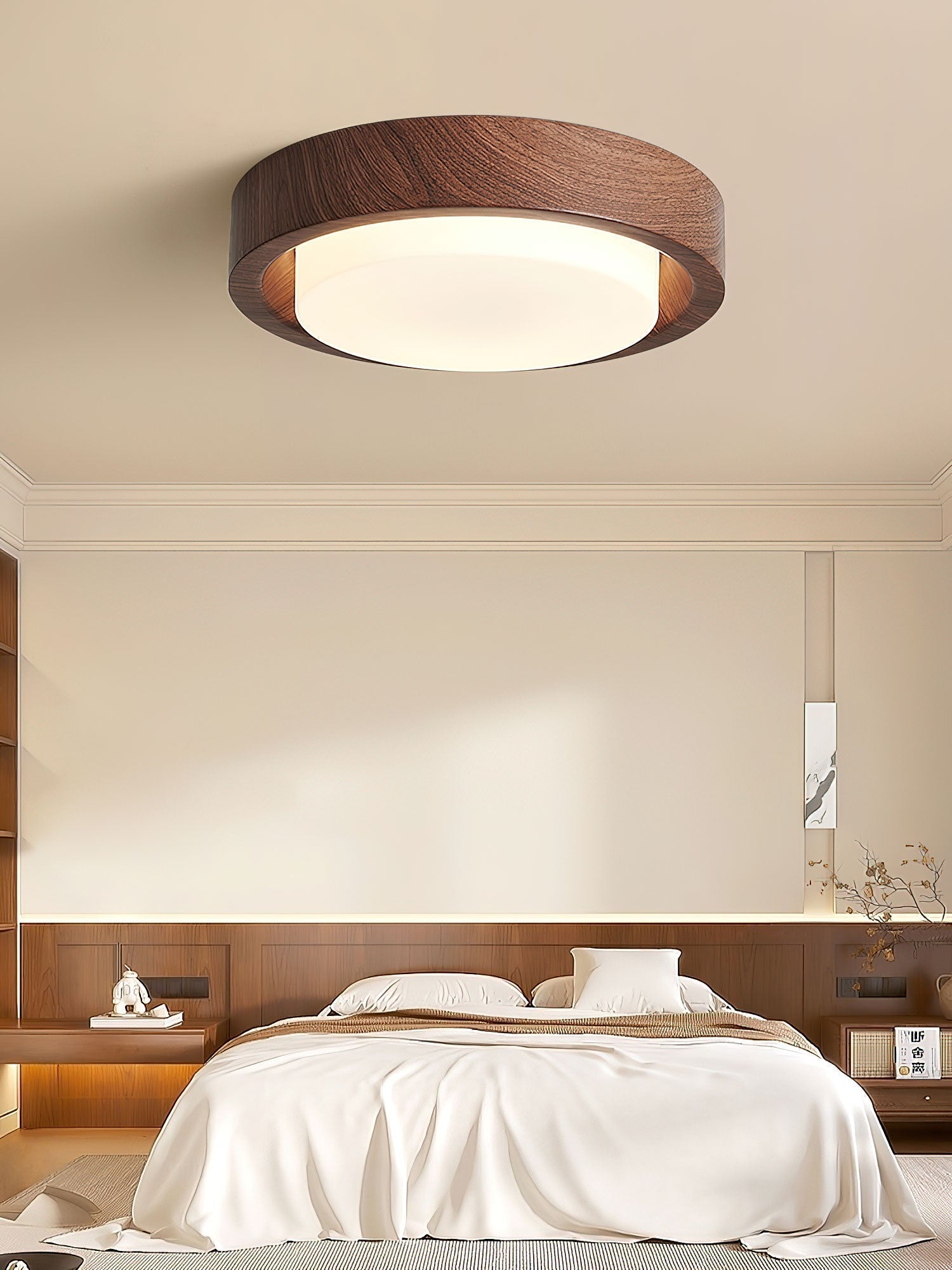 Daniel Minimalist Wood Ceiling Light - Lamp Outdoor