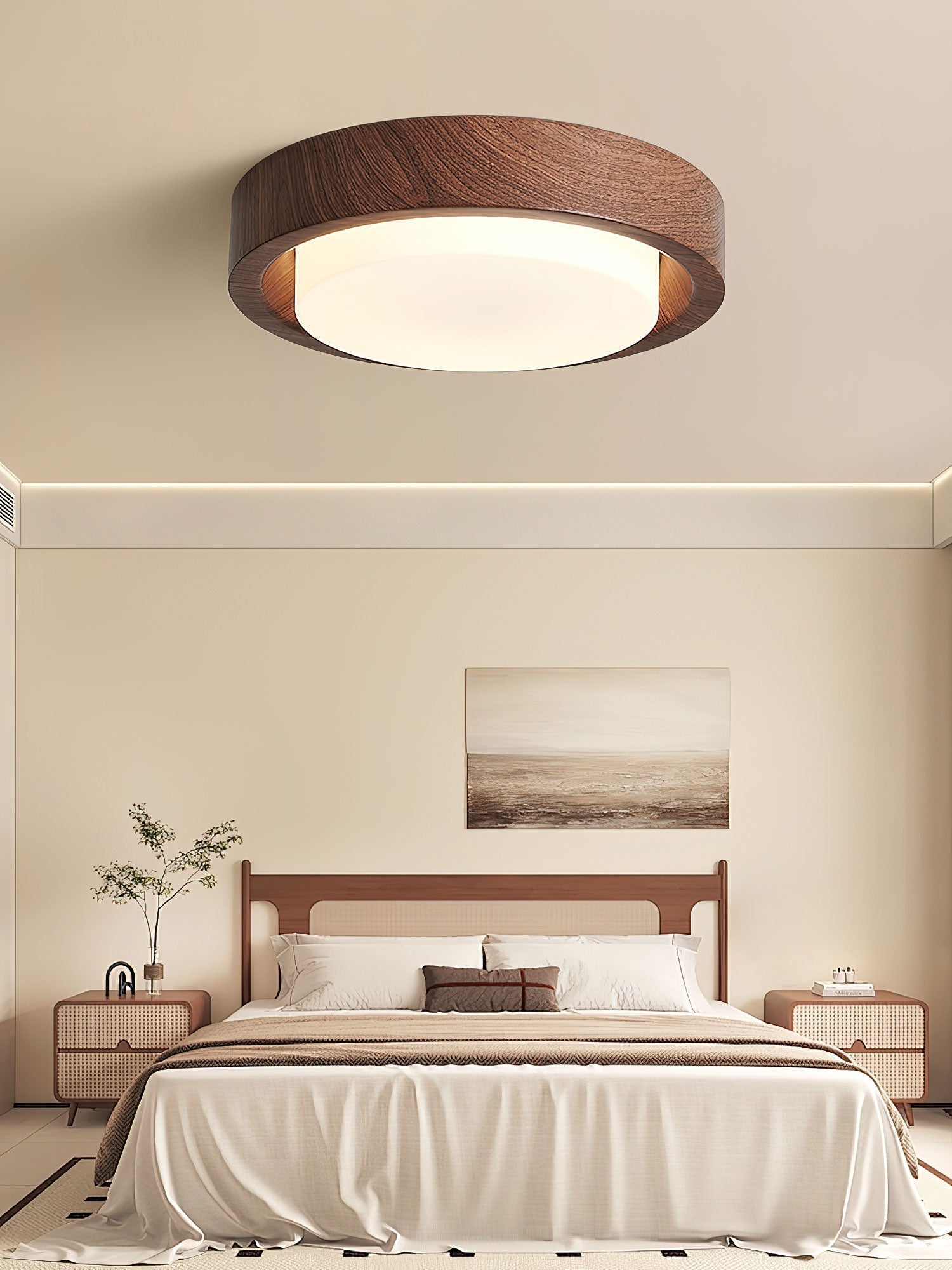 Daniel Minimalist Wood Ceiling Light - Lamp Outdoor