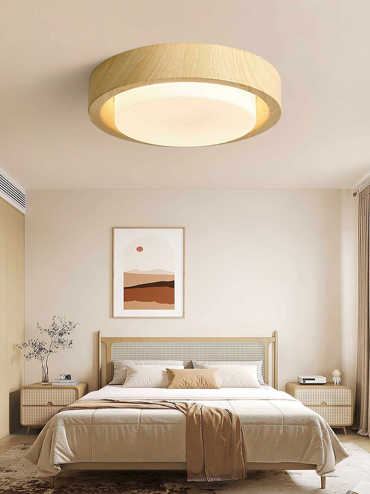 Daniel Minimalist Wood Ceiling Light - Lamp Outdoor