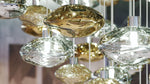 Elmarel Flowing Crystal Dining Chandelier - Lamp Outdoor