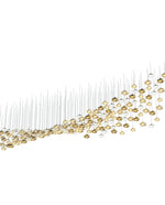 Elmarel Flowing Crystal Dining Chandelier - Lamp Outdoor