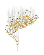 Elmarel Flowing Crystal Dining Chandelier - Lamp Outdoor