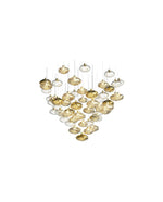Elmarel Flowing Crystal Dining Chandelier - Lamp Outdoor
