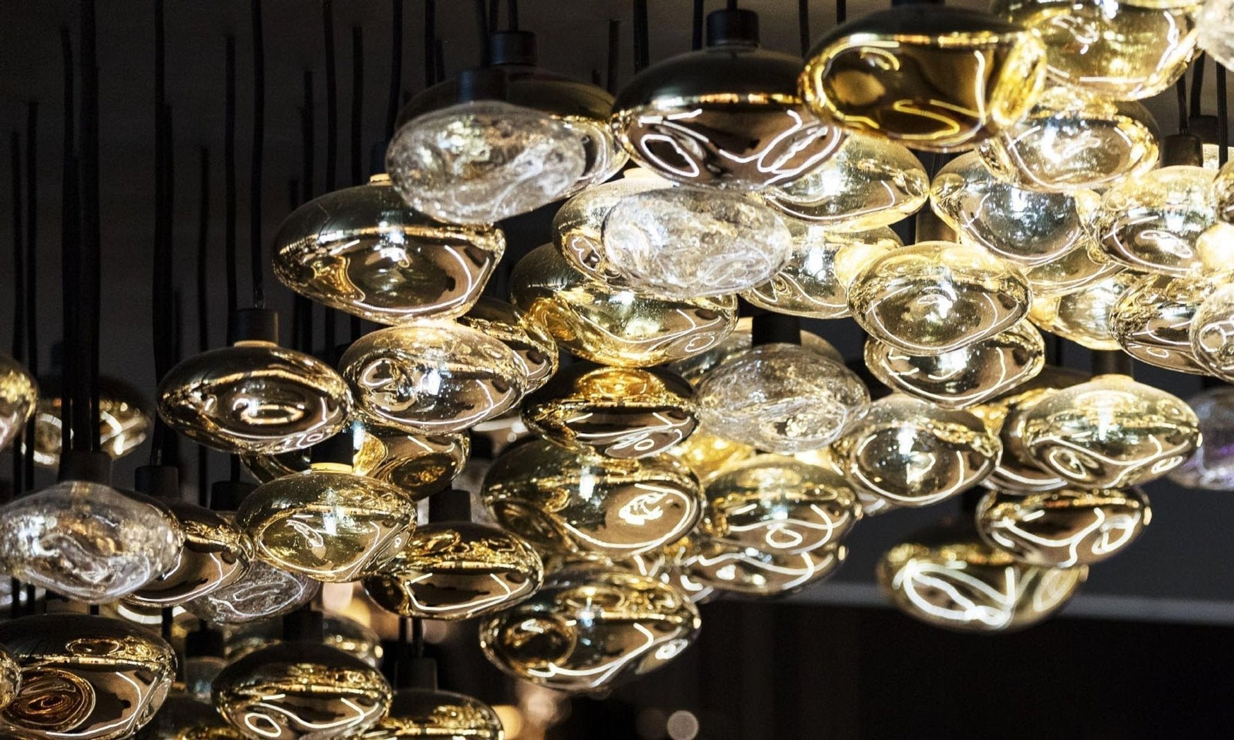 Elmarel Flowing Crystal Dining Chandelier - Lamp Outdoor