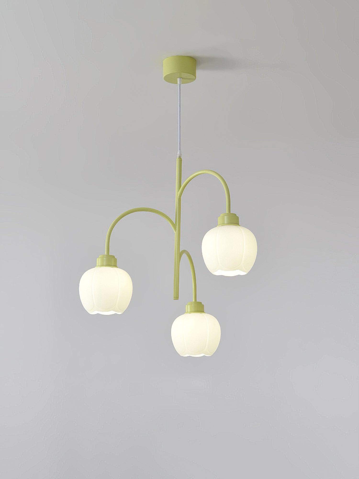 Aurora Chandelier Flower Petal Modern - Lamp Outdoor