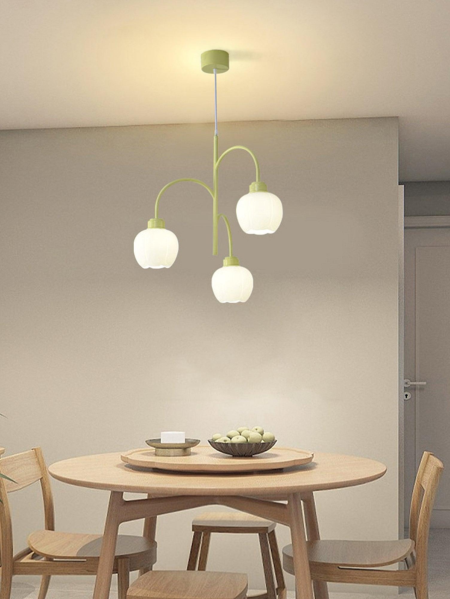 Aurora Chandelier Flower Petal Modern - Lamp Outdoor