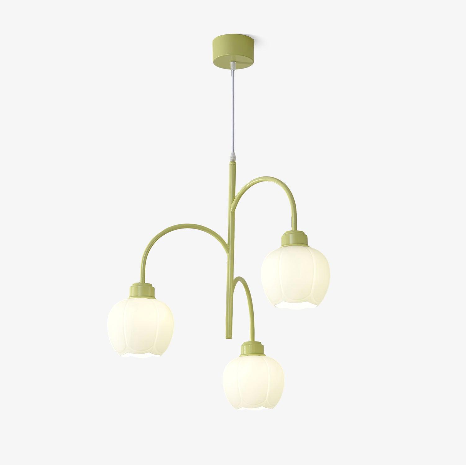 Aurora Chandelier Flower Petal Modern - Lamp Outdoor