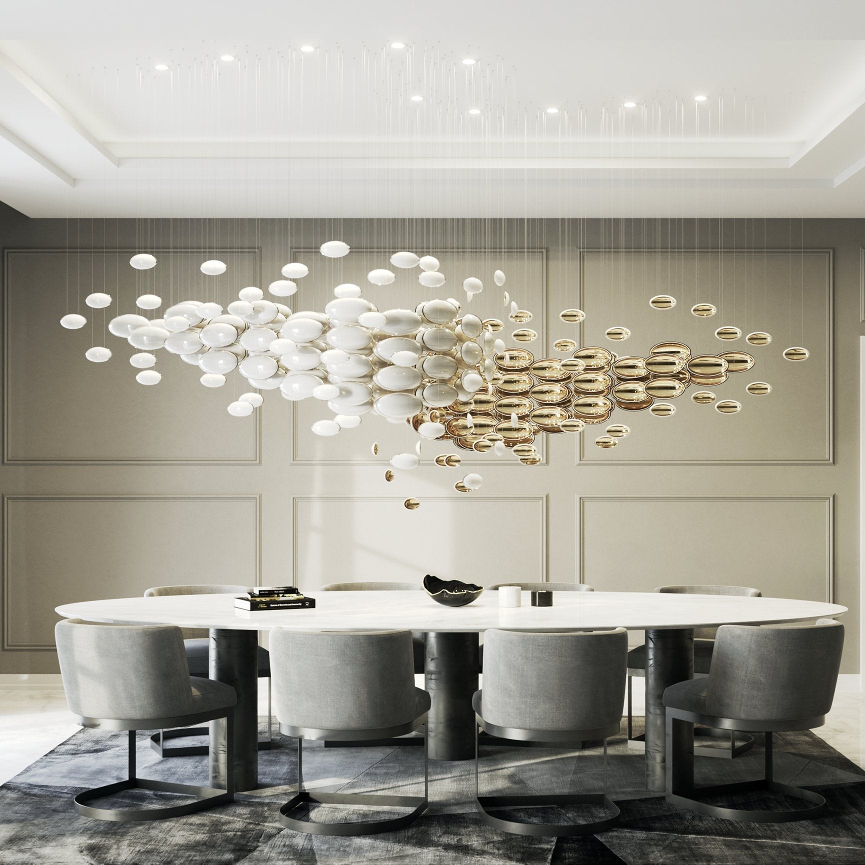Nylorisra Metal Art Pendant Light - Lamp Outdoor