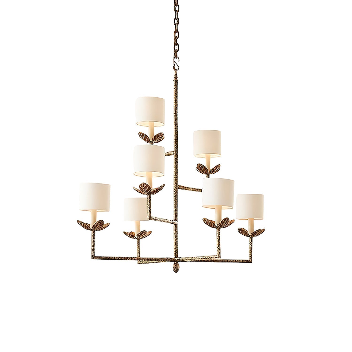 Lustre Contemporary Brass Chandelier