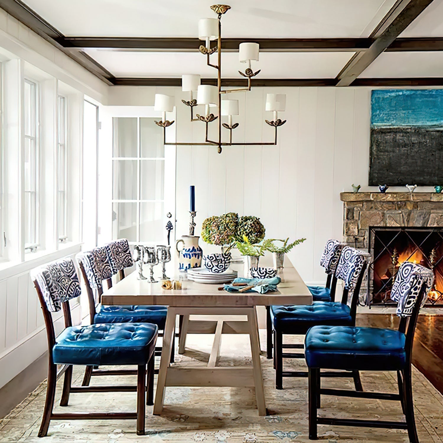 Lustre Contemporary Brass Chandelier