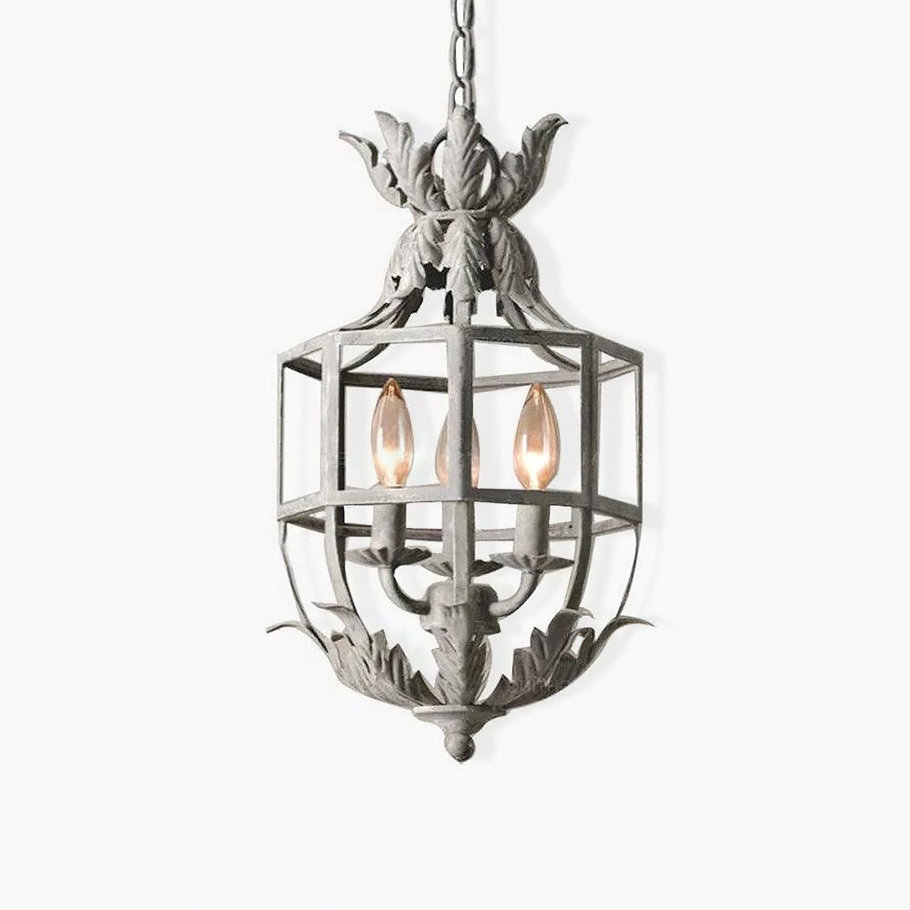 Lustre Retro Cage Chandelier - Lamp Outdoor