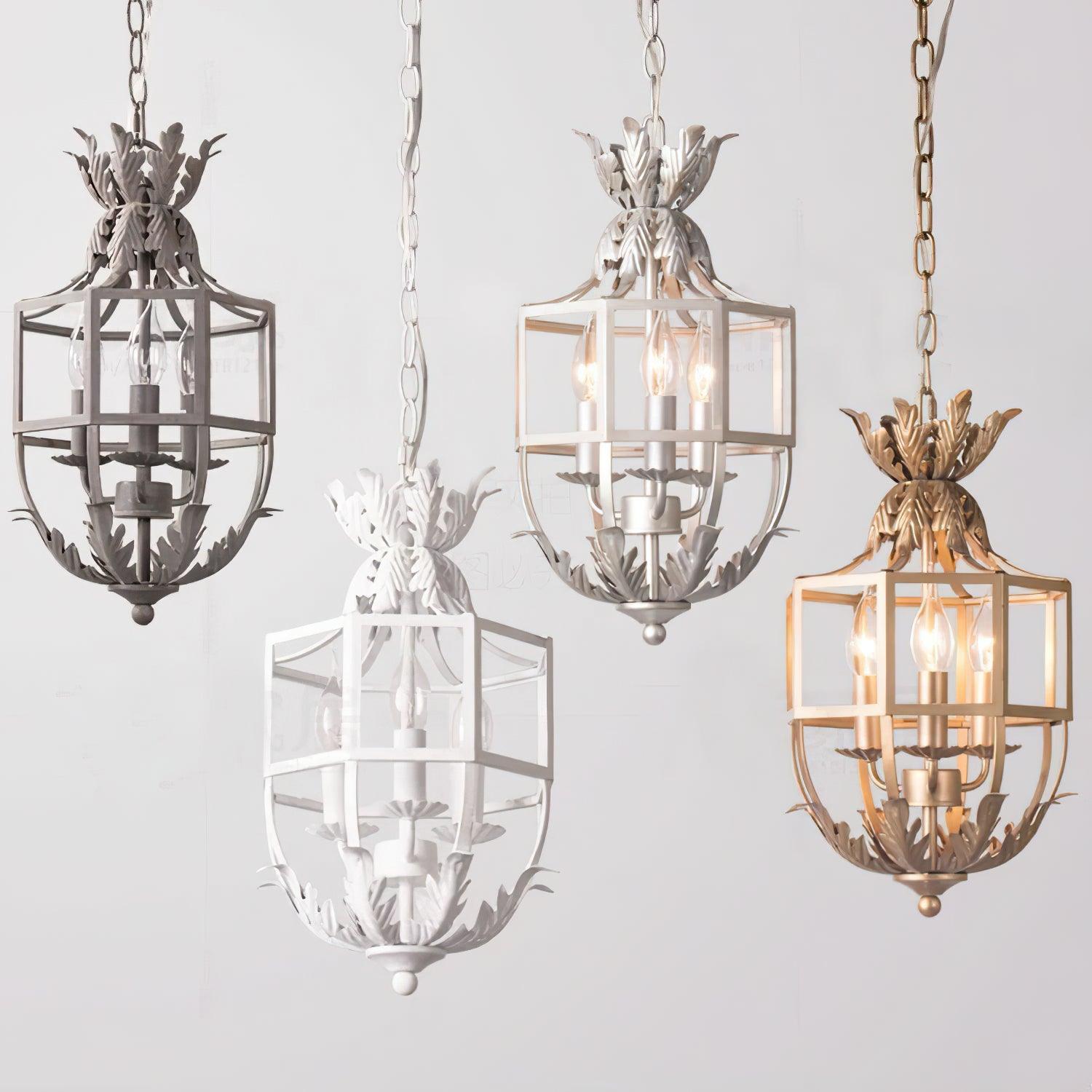 Lustre Retro Cage Chandelier - Lamp Outdoor