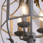 Lustre Retro Cage Chandelier - Lamp Outdoor