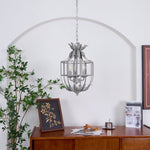 Lustre Retro Cage Chandelier - Lamp Outdoor