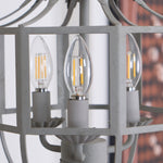 Lustre Retro Cage Chandelier - Lamp Outdoor
