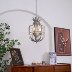 Lustre Retro Cage Chandelier - Lamp Outdoor