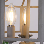 Lustre Retro Cage Chandelier - Lamp Outdoor