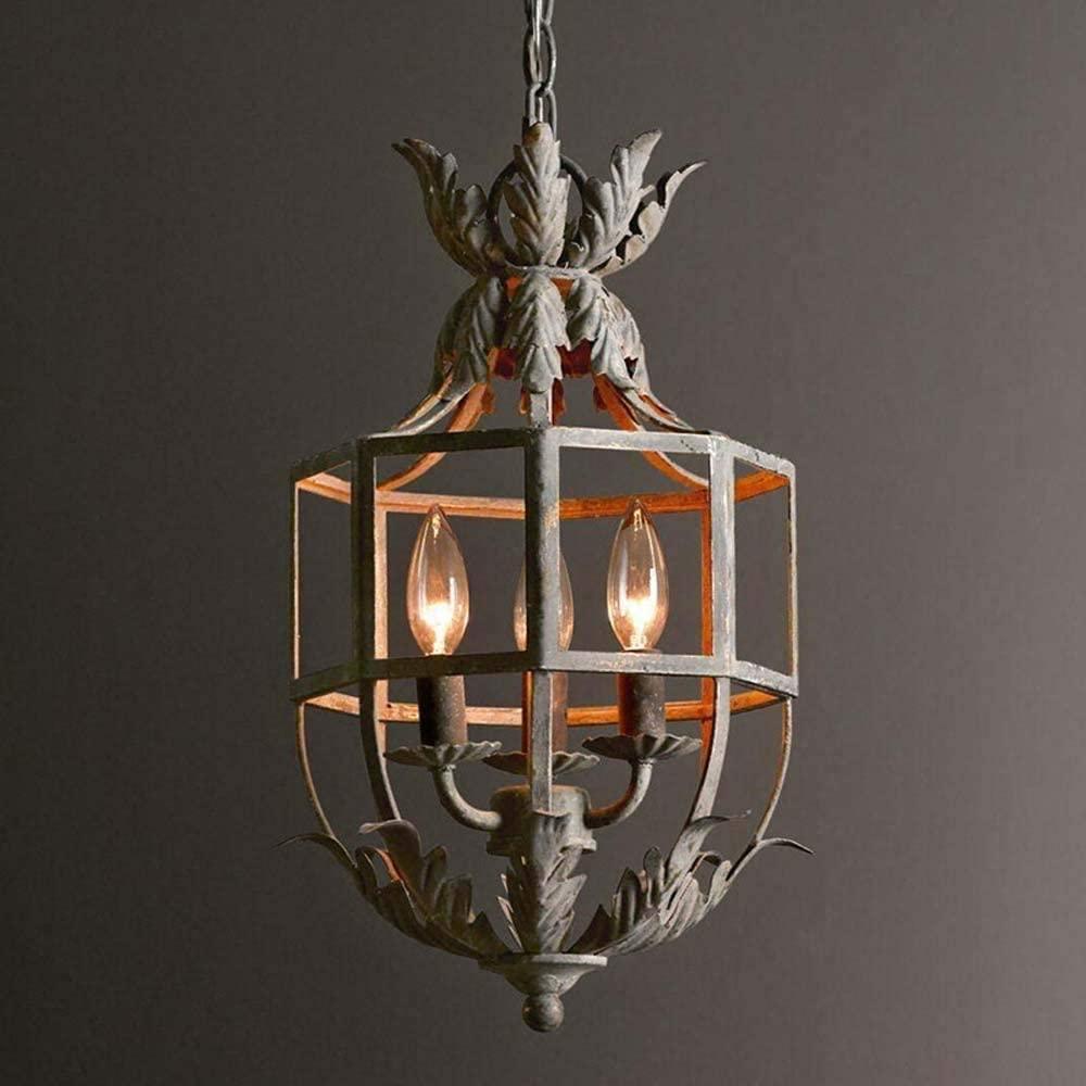 Lustre Retro Cage Chandelier - Lamp Outdoor