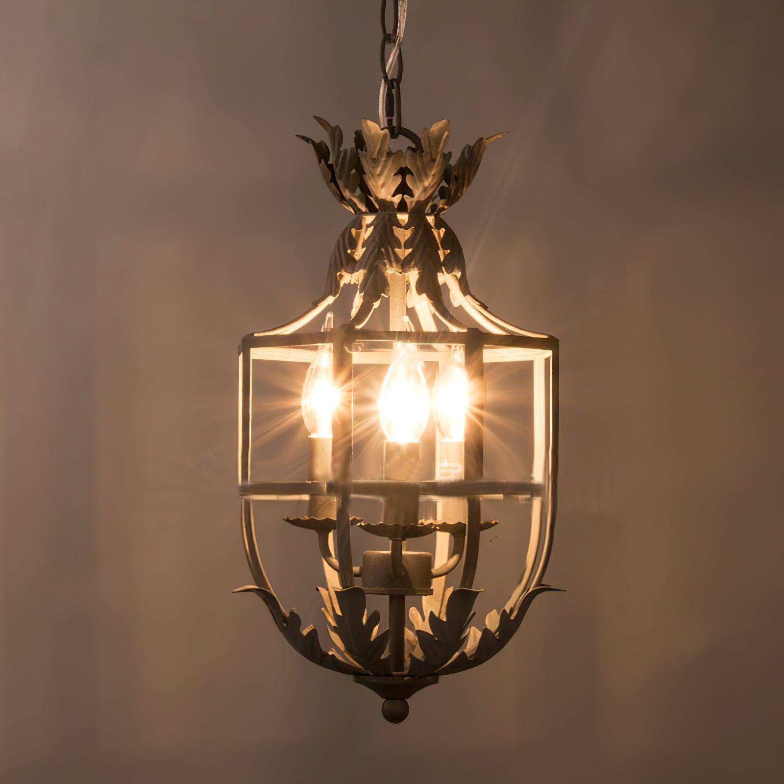 Lustre Retro Cage Chandelier - Lamp Outdoor