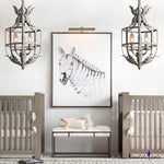Lustre Retro Cage Chandelier - Lamp Outdoor