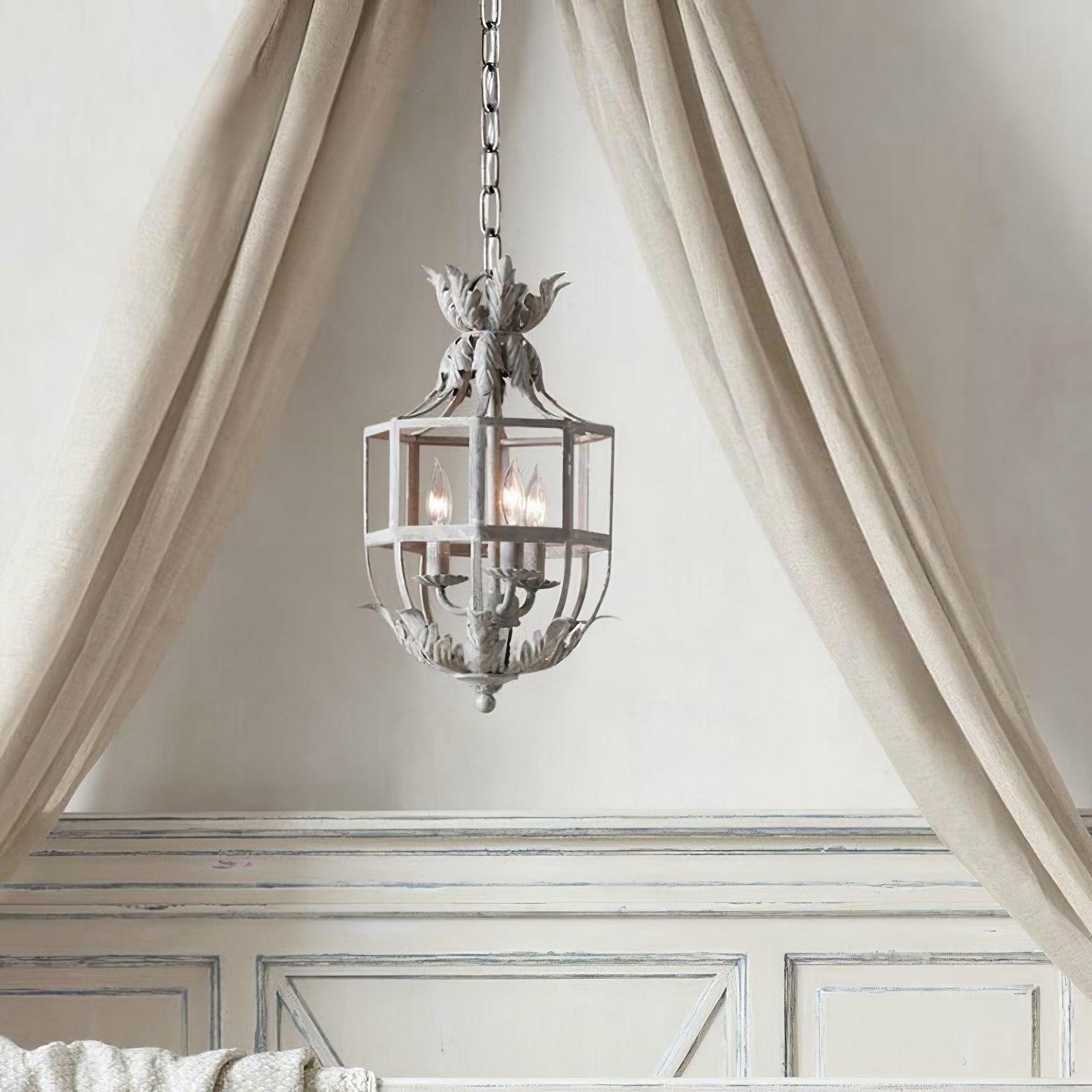 Lustre Retro Cage Chandelier - Lamp Outdoor