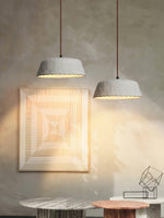 Stone Contemporary Wood Pendant Lamp - Lamp Outdoor