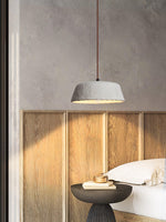 Stone Contemporary Wood Pendant Lamp - Lamp Outdoor