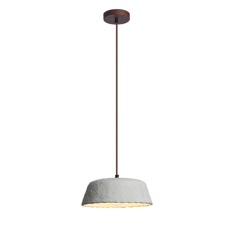 Stone Contemporary Wood Pendant Lamp - Lamp Outdoor