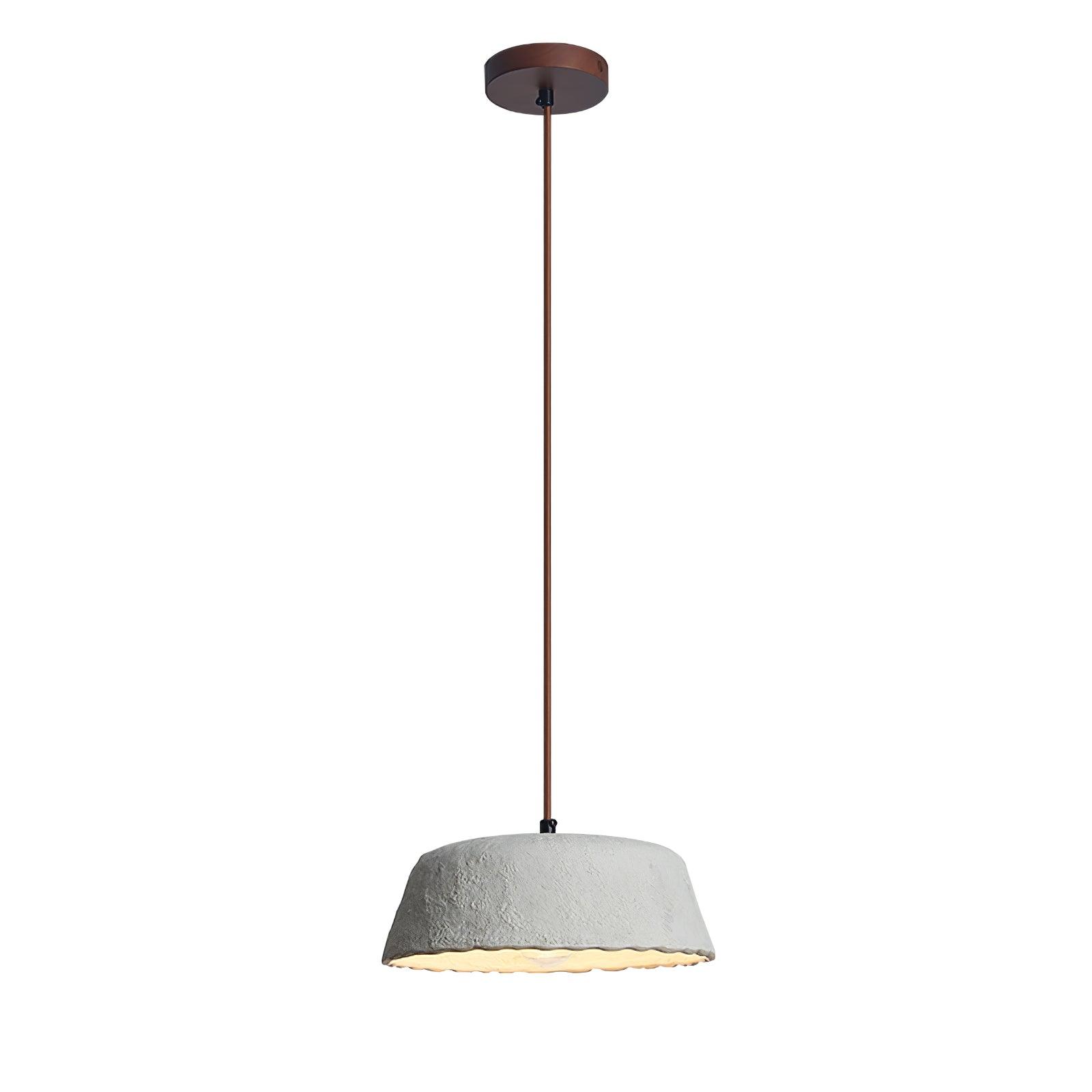 Stone Contemporary Wood Pendant Lamp - Lamp Outdoor