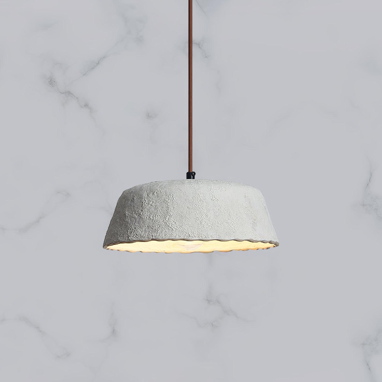 Stone Contemporary Wood Pendant Lamp - Lamp Outdoor