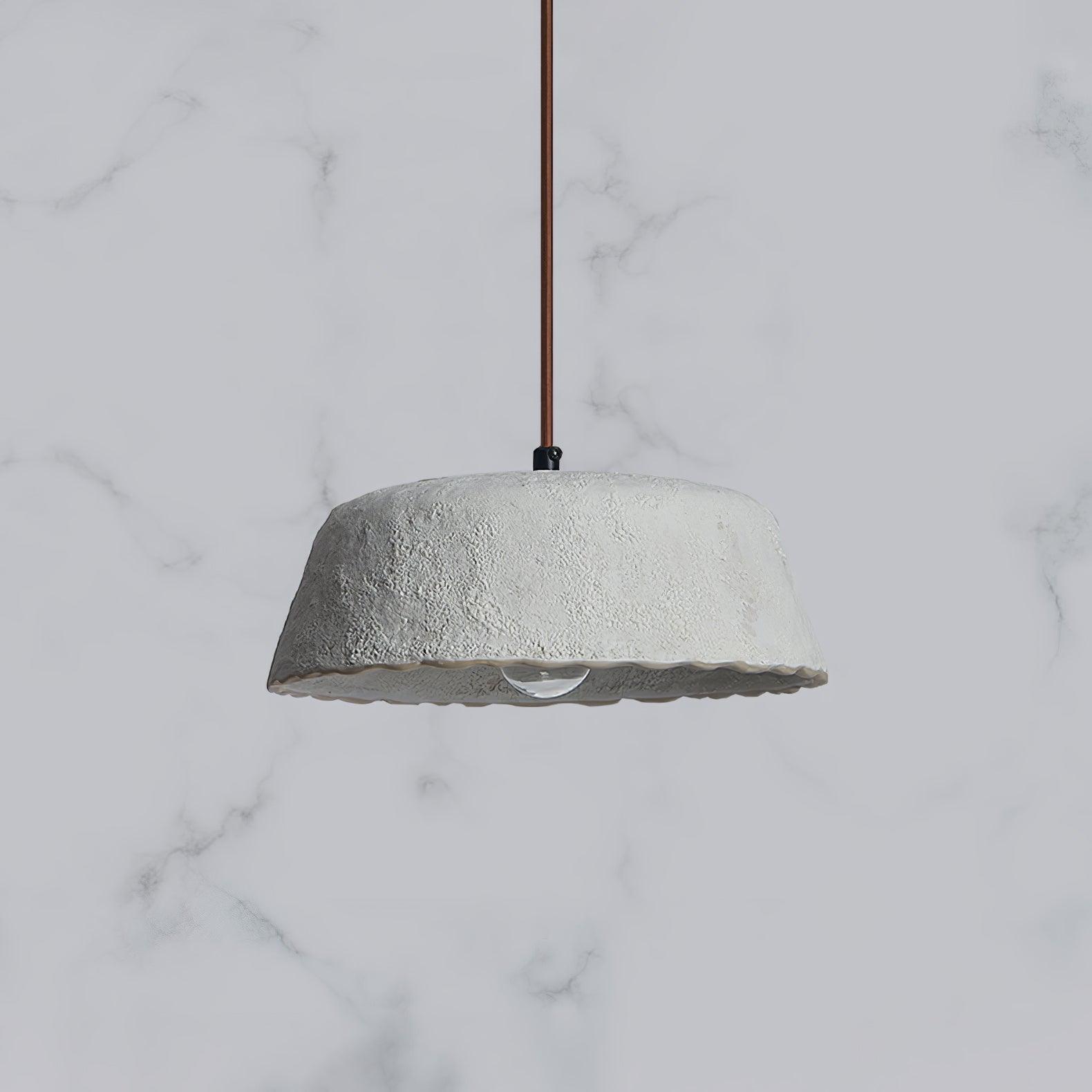 Stone Contemporary Wood Pendant Lamp - Lamp Outdoor