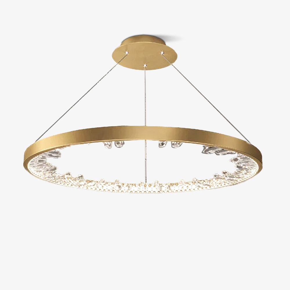 Luxury Circle Crystal Chandelier - Lamp Outdoor