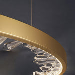 Luxury Circle Crystal Chandelier - Lamp Outdoor