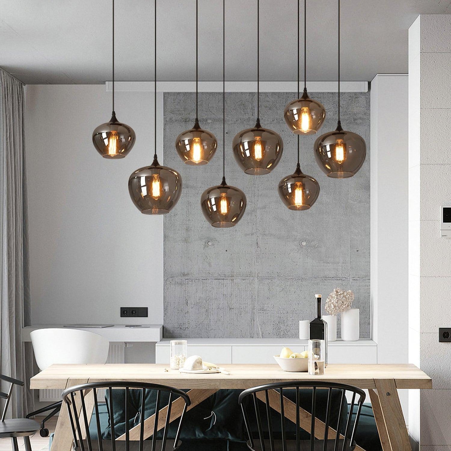 Bottle Glass Pendant Light - Lamp Outdoor
