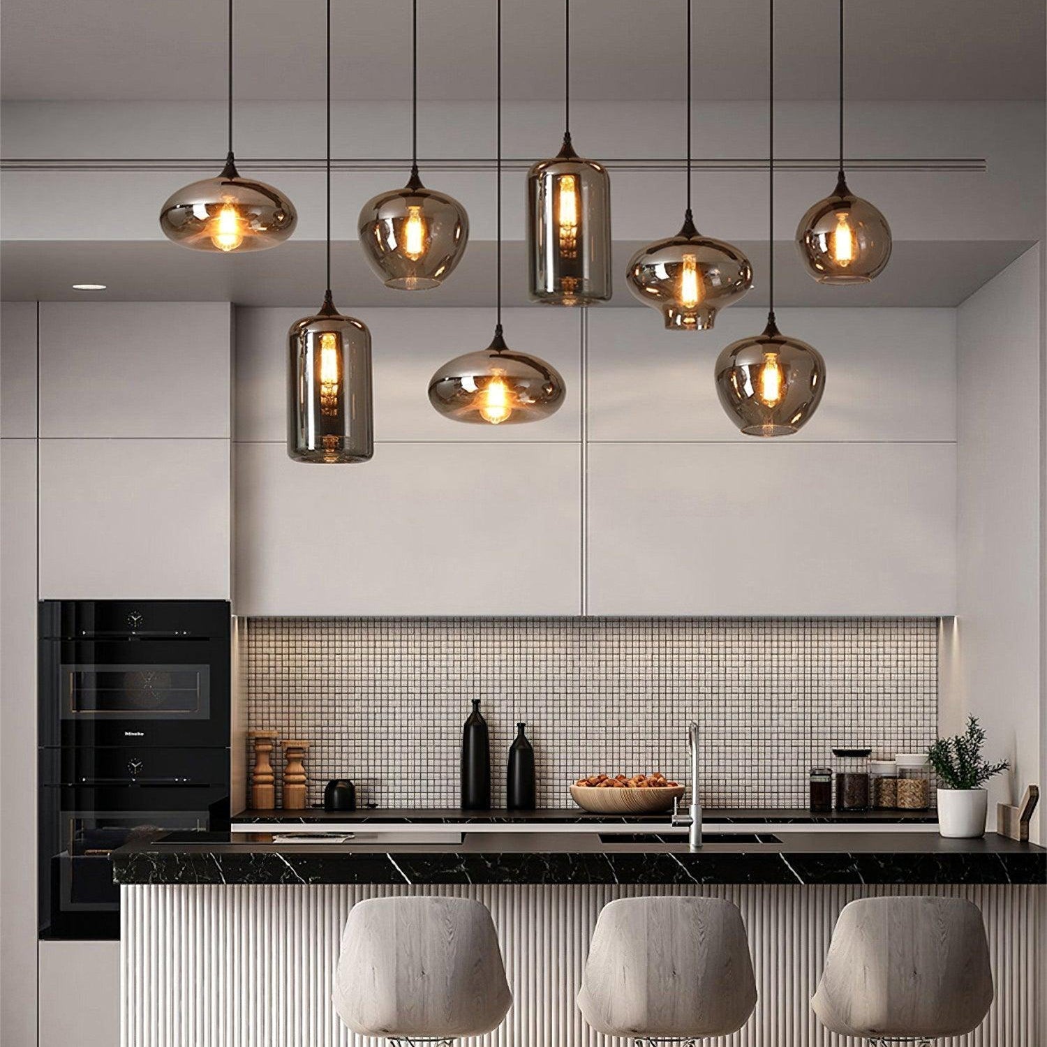 Bottle Pendant Light - Lamp Outdoor