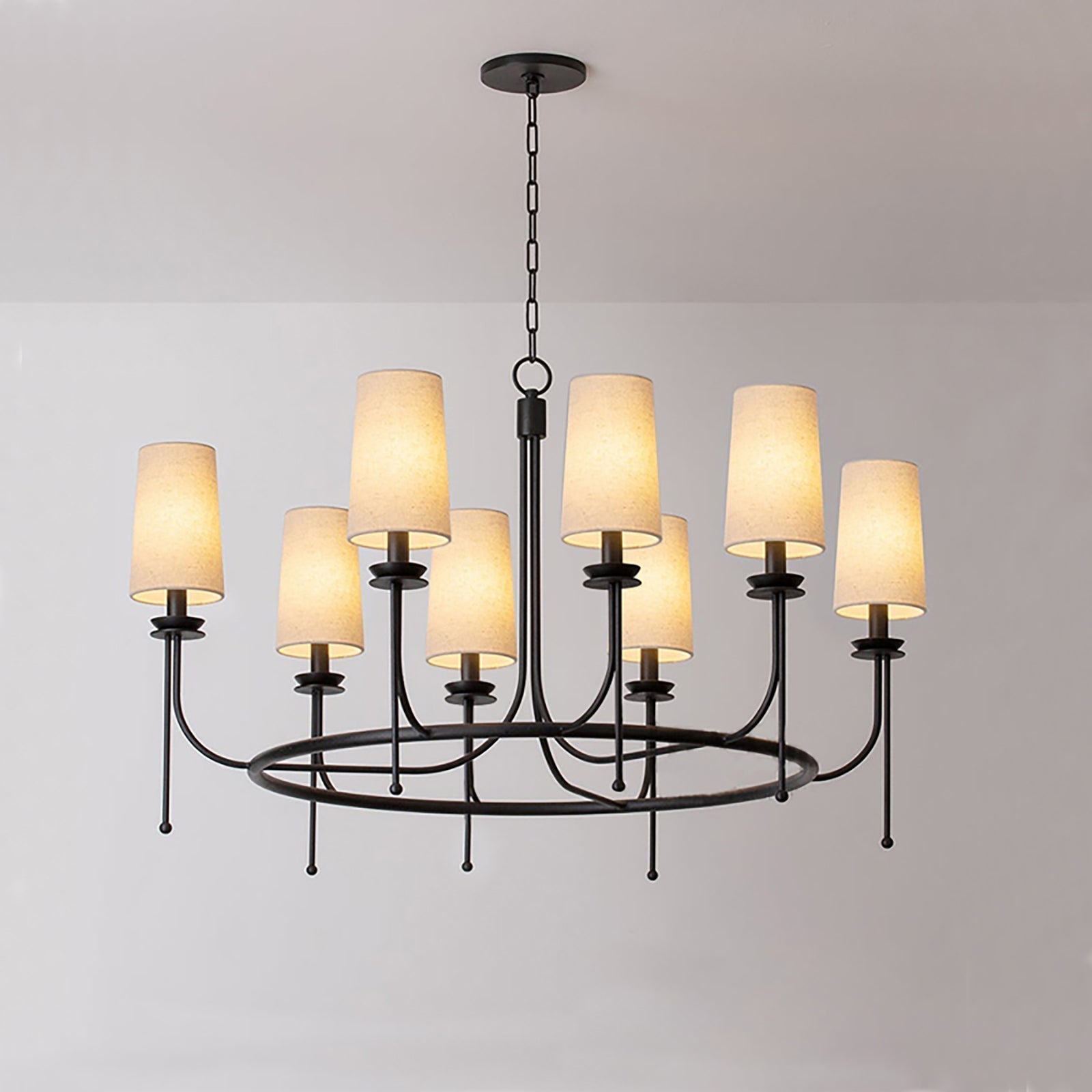 Yovaris Vintage Iron Chandelier - Lamp Outdoor