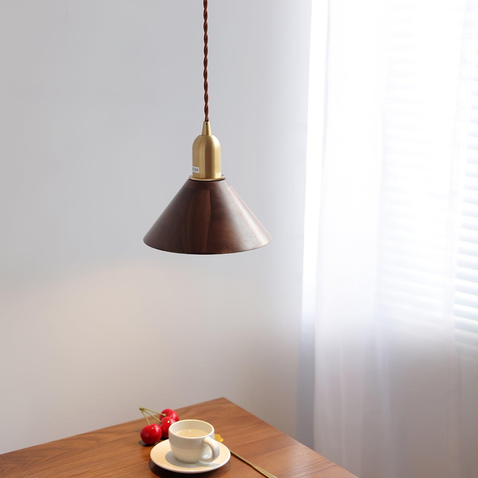 Lyfa Walnut Pendant Light - Lamp Outdoor