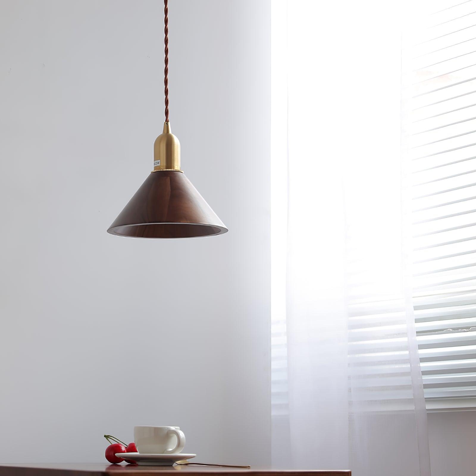 Lyfa Walnut Pendant Light - Lamp Outdoor