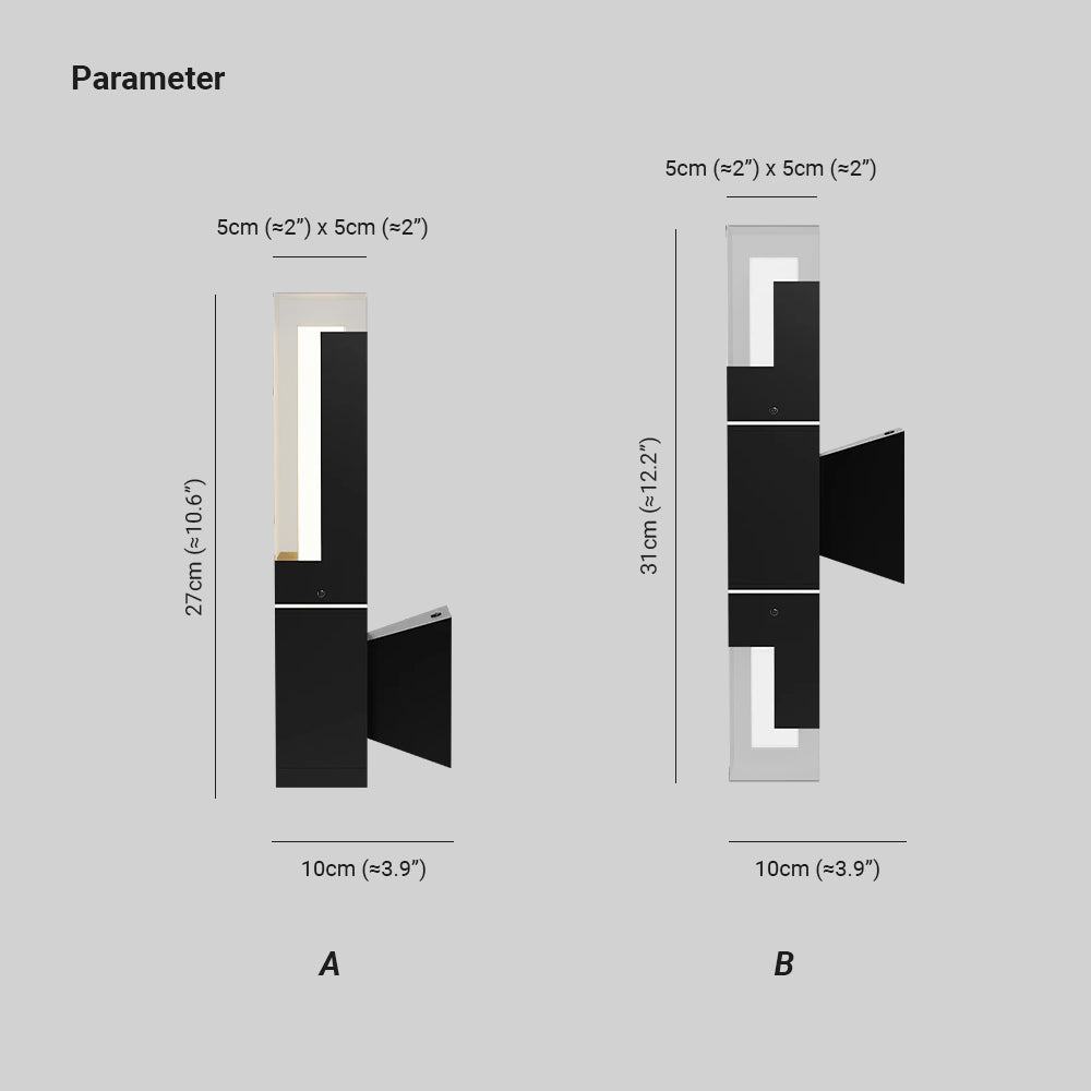 Lustra Modern Outdoor Wall Sconce - Lamp Outdoor