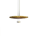 Zathaara Layered Gold Foil Pendant Light - Lamp Outdoor