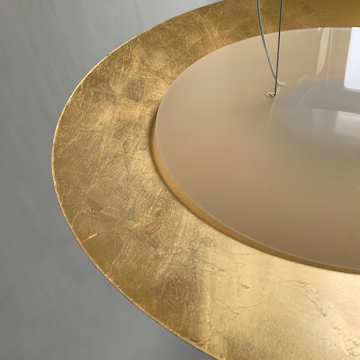 Zathaara Layered Gold Foil Pendant Light - Lamp Outdoor