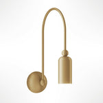 Vortigaud Curved Bronze Black Wall Light - Lamp Outdoor