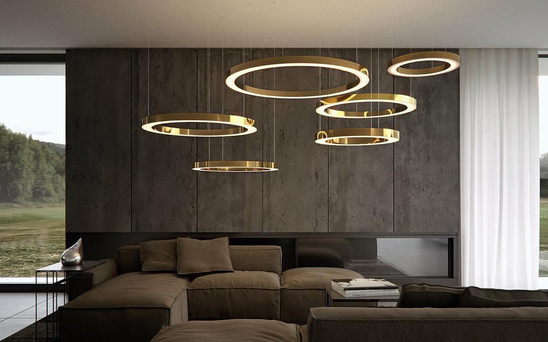 Ring LED Pendant Light - Lamp Outdoor