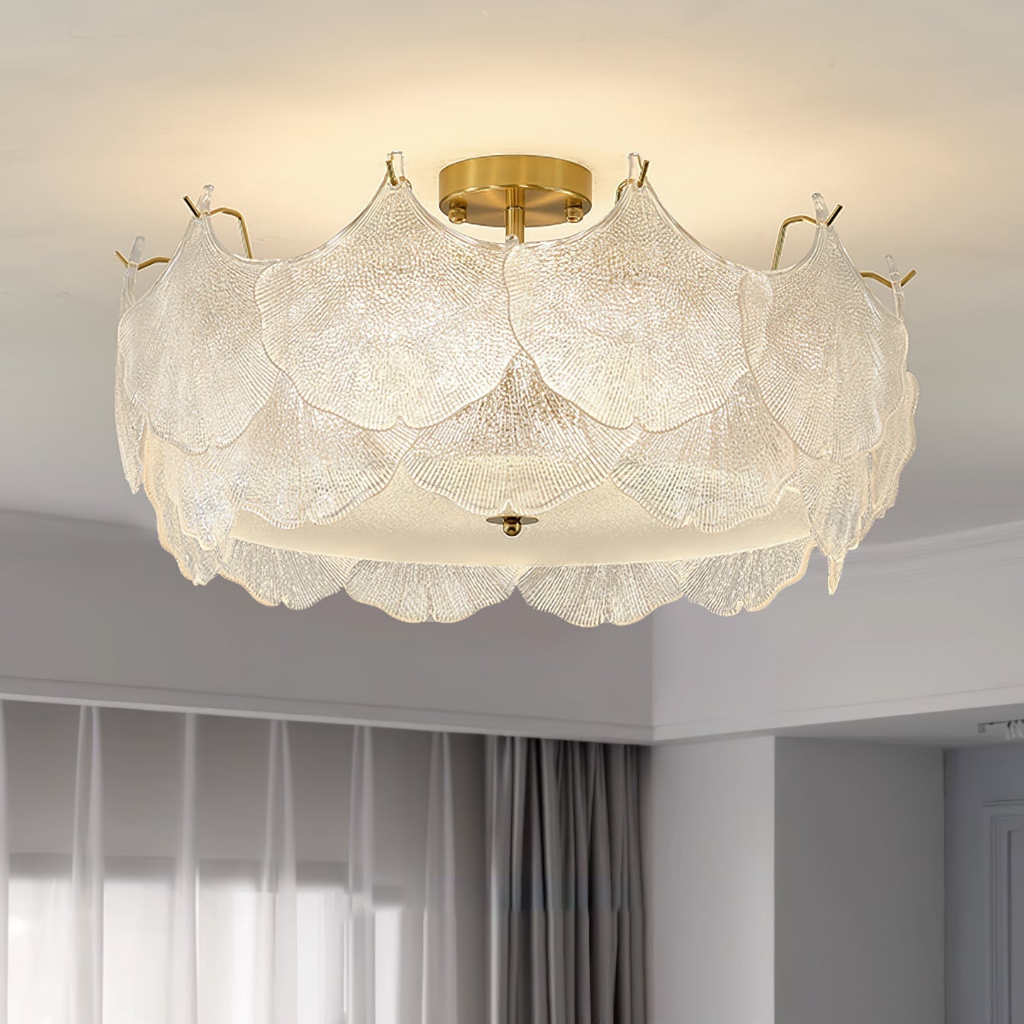 Maple Leaf Cluster Ceiling Light - Lamp Outdoor