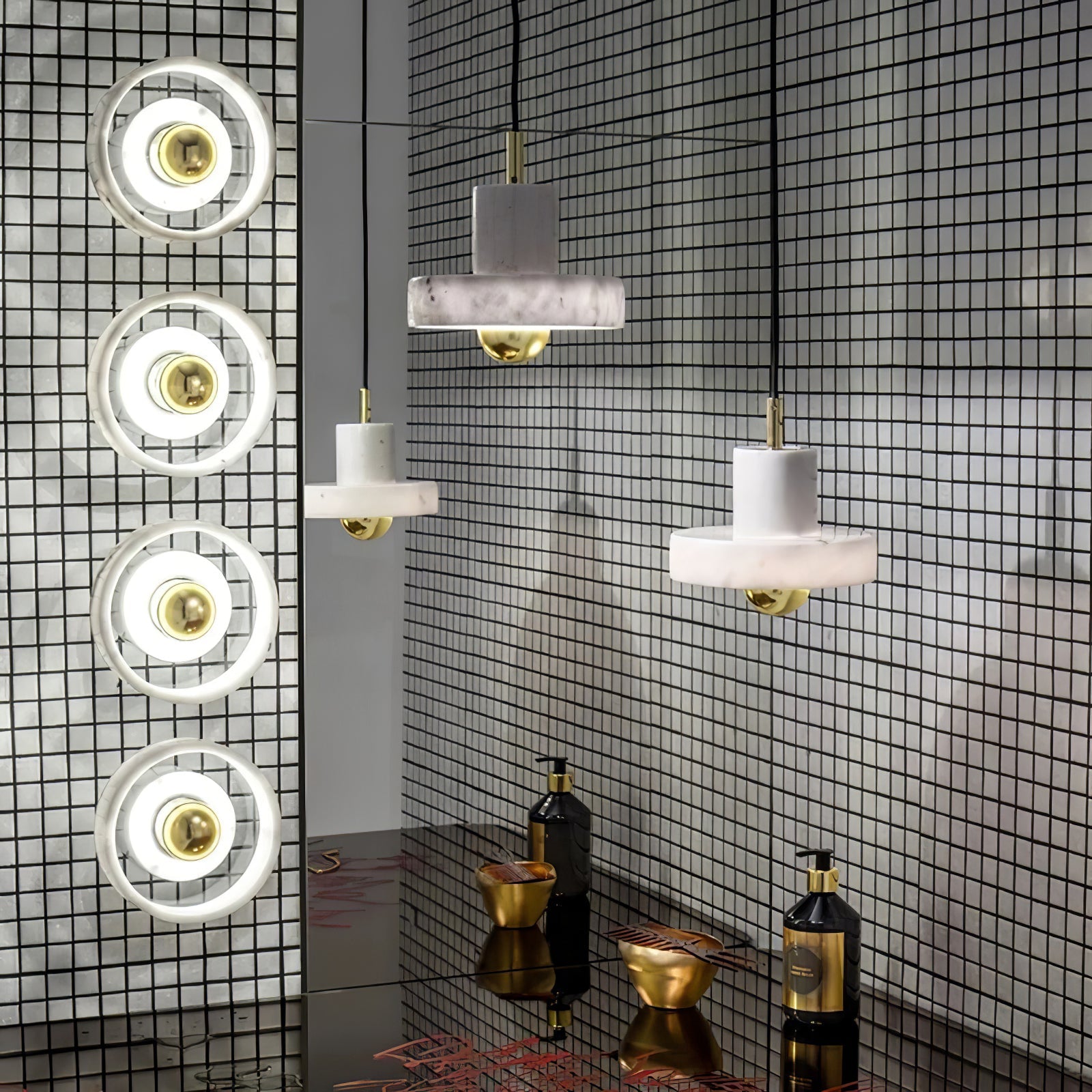 Marble Aura Pendant Lamp - Lamp Outdoor